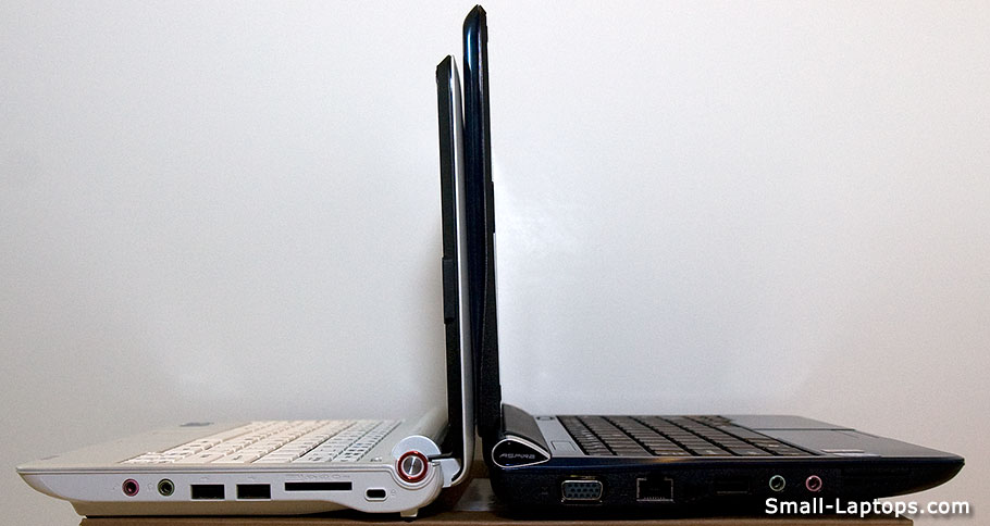 10.1-inch Acer Aspire One Versus 8.9-inch Acer Aspire One